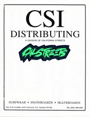 CSI Cal Streets Industries Catalog