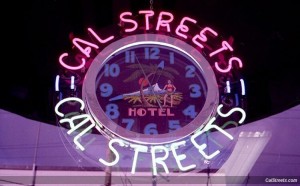CalStreets 92 Lonsdale Neon Clock